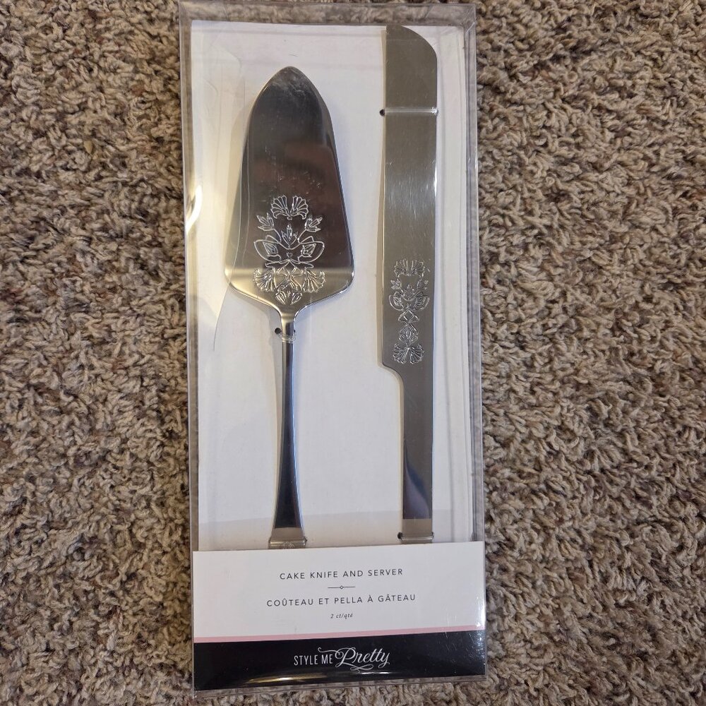 NIB Cake Knife & Server